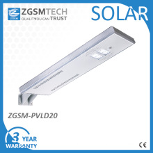 Windproof Integrated Solar Street Lamps with Vertical/ Horizontal Installation